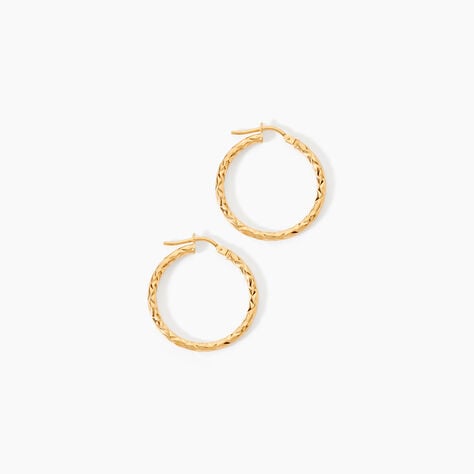 Cr&eacute;oles Cayla Or Jaune - Cr&eacute;oles Femme | Marc Orian