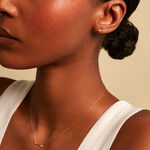 Boucles D'Oreilles Puces Fiorenzo Or Jaune Diamant - Puces Femme | Marc Orian