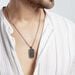 Collier Acier Blanc Sonad Oxydes De Zirconium - Colliers avec pierres Homme | Marc Orian