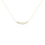 Collier Or Jaune Abisai Diamants - Colliers avec pierres Femme | Marc Orian