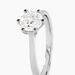 Bague Solitaire Athena Or Blanc Diamant - Parures de mariage Femme | Marc Orian