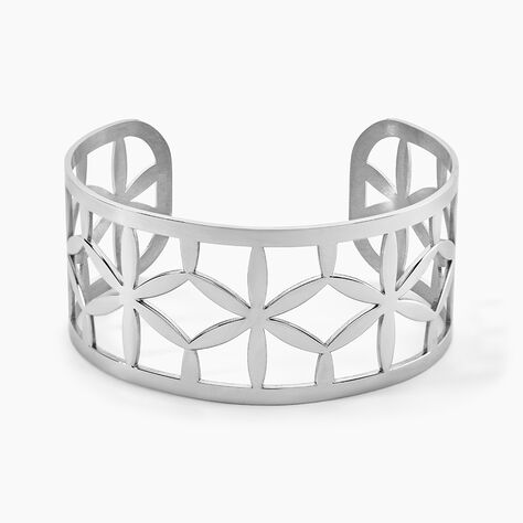 Bracelet Jonc Milda Acier Blanc - Bracelets joncs Femme | Marc Orian