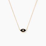 Collier Matiasma Or Jaune Onyx Diamant - Colliers avec pierres Femme | Marc Orian