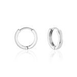 Cr&eacute;oles Argent Blanc Eleanora - Cr&eacute;oles Femme | Marc Orian