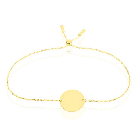Bracelet Helenia Pastille Gravable Or Jaune - Bracelets Medailles Enfant | Marc Orian