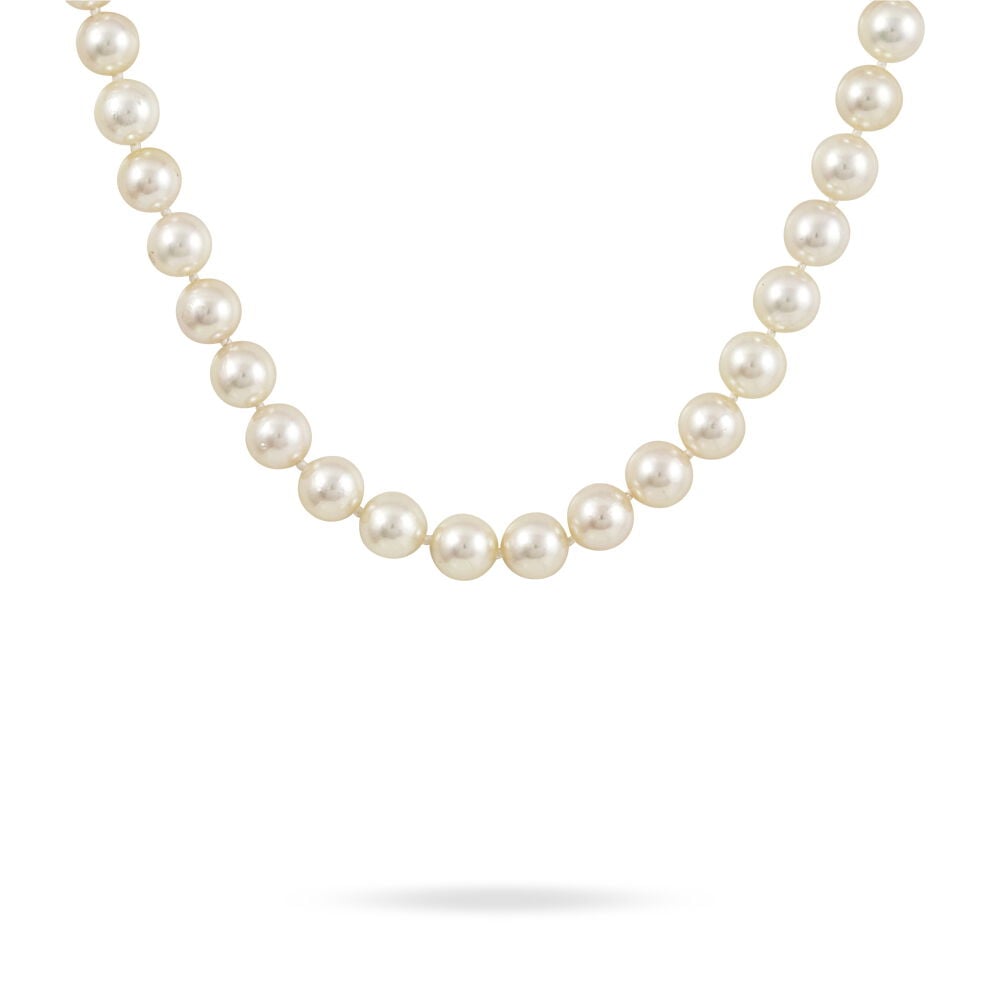 Collier Akoya Or Jaune Perle De Culture D'akoya - Colliers avec pierres Femme | Marc Orian