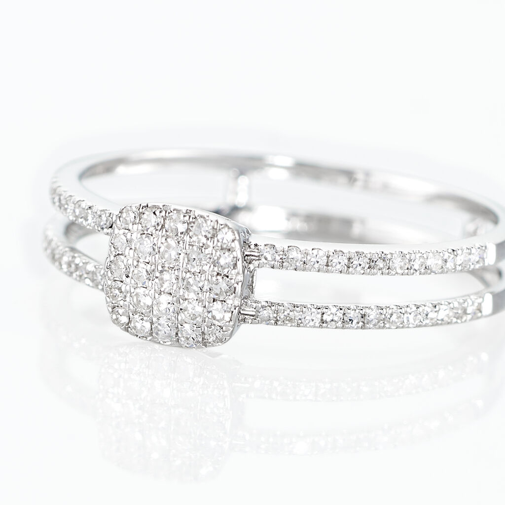 Bague Aude Or Blanc Diamant - Bagues Femme | Marc Orian