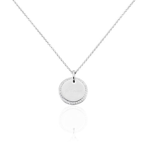 Collier Argent Blanc Amika Oxydes De Zirconium - Colliers avec pierres Femme | Marc Orian
