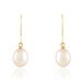 Boucles D'oreilles Pendantes Baroque Or Jaune Perle De Culture - Boucles d'oreilles mariage Femme | Marc Orian