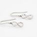 Boucles D'oreilles Pendantes Argent Blanc Teoxane - Pendantes Femme | Marc Orian