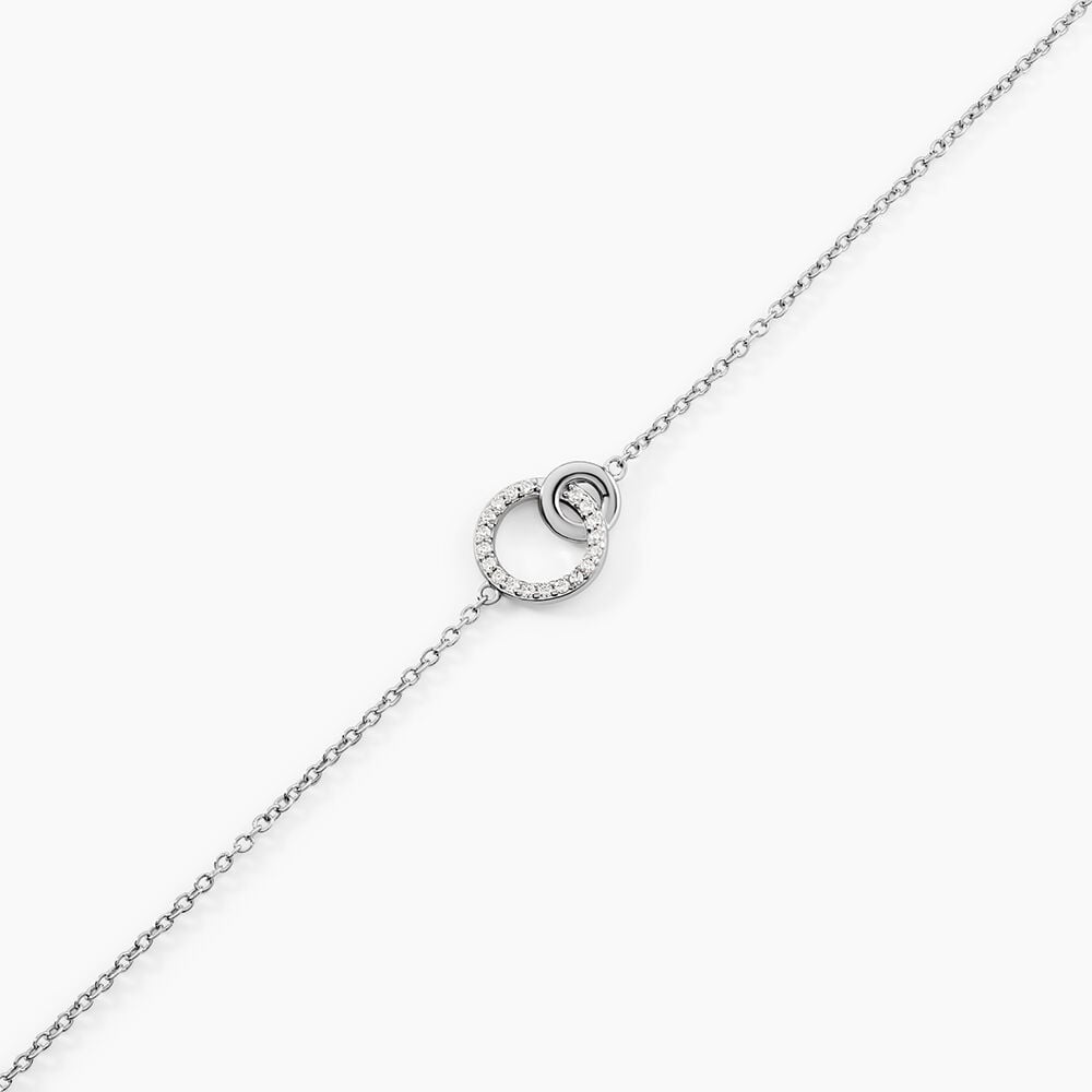 Bracelet Fant Argent Blanc Oxyde De Zirconium - Bracelets fantaisie Femme | Marc Orian