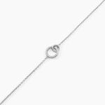 Bracelet Fant Argent Blanc Oxyde De Zirconium - Bracelets fantaisie Femme | Marc Orian