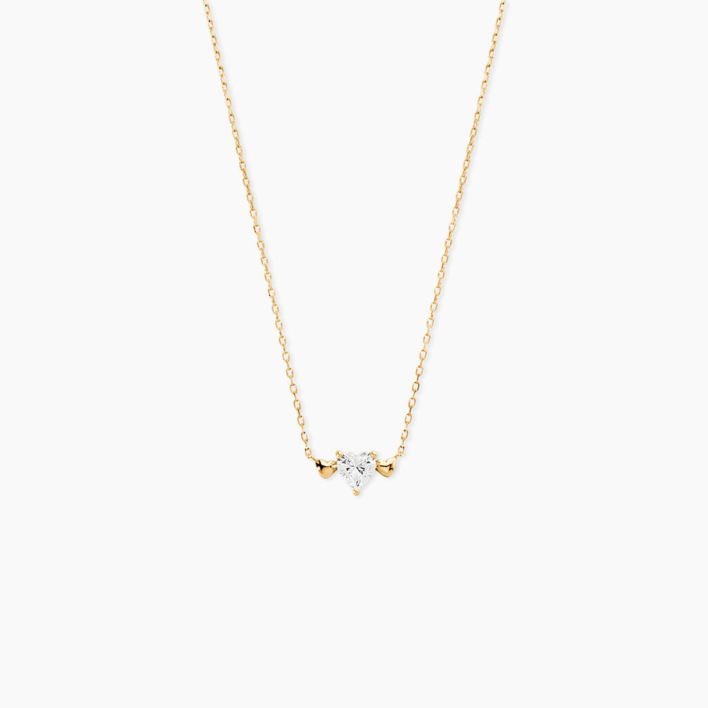 Collier Chaim Or Jaune Oxyde - Colliers avec pierres Femme | Marc Orian