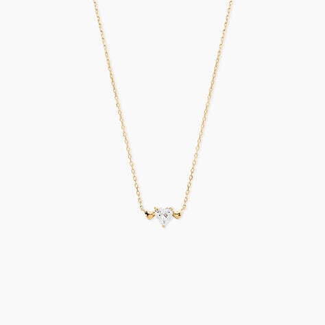 Collier Chaim Or Jaune Oxyde - Colliers avec pierres Femme | Marc Orian