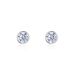 Boucles D'oreilles Pendantes Abha Argent Blanc Oxyde De Zirconium - Puces Femme | Marc Orian