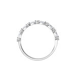 Bague Argent Blanc Eclat D'Aurore Oxydes De Zirconium - Bijoux fantaisie Femme | Marc Orian