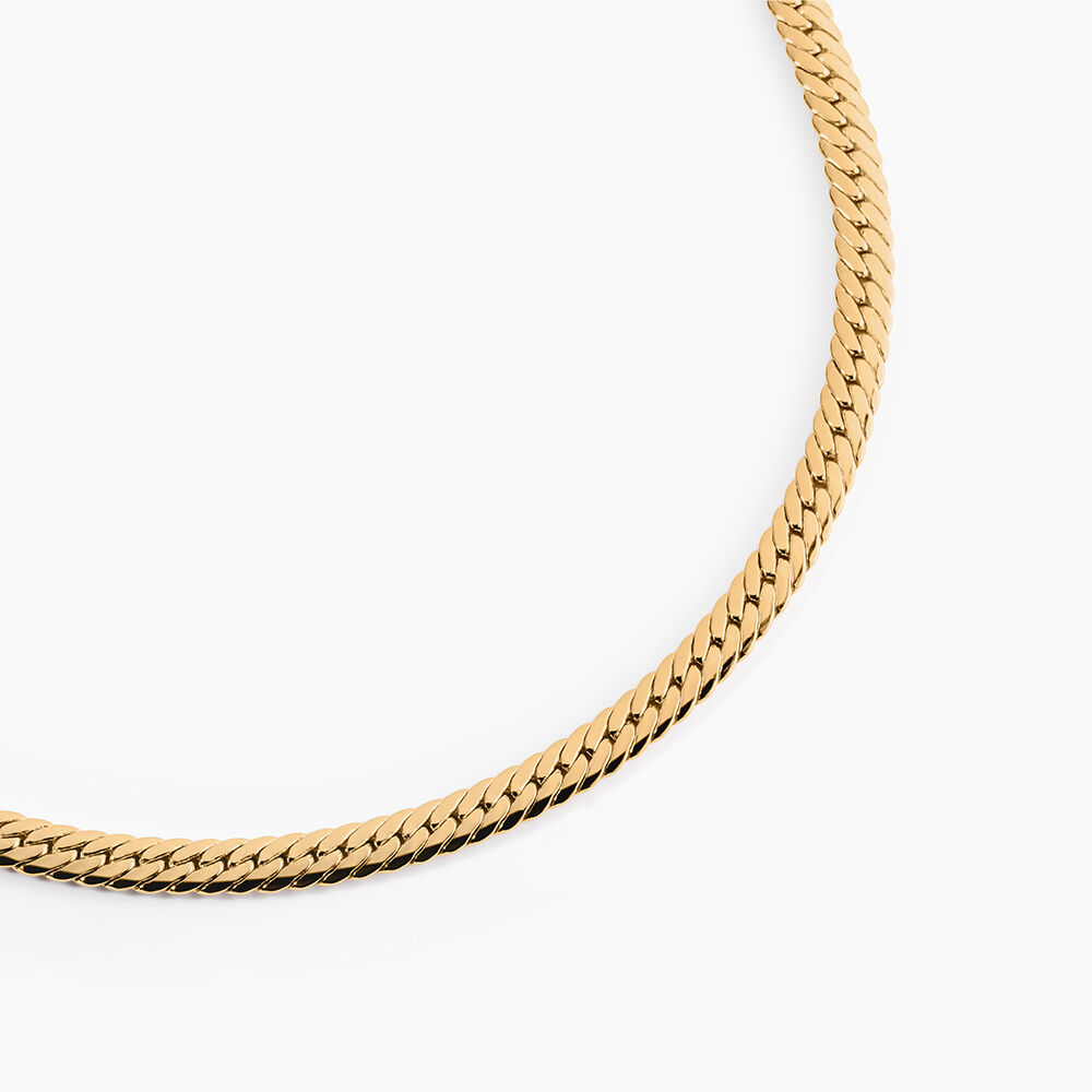 Collier Messaline Plaqu&eacute; Or Jaune - Chaines Femme | Marc Orian
