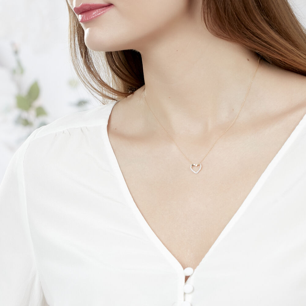 Collier Rhodia Or Jaune Diamant - Colliers avec pierres Femme | Marc Orian