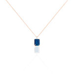 Collier Noee Or Rose Topaze Et Oxyde De Zirconium - Colliers avec pierres Femme | Marc Orian