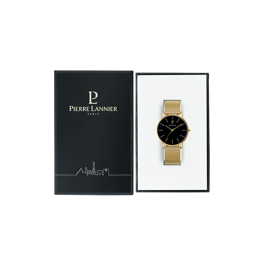 Montre Pierre Lannier Cityline Noir - Montres étanches Homme | Marc Orian