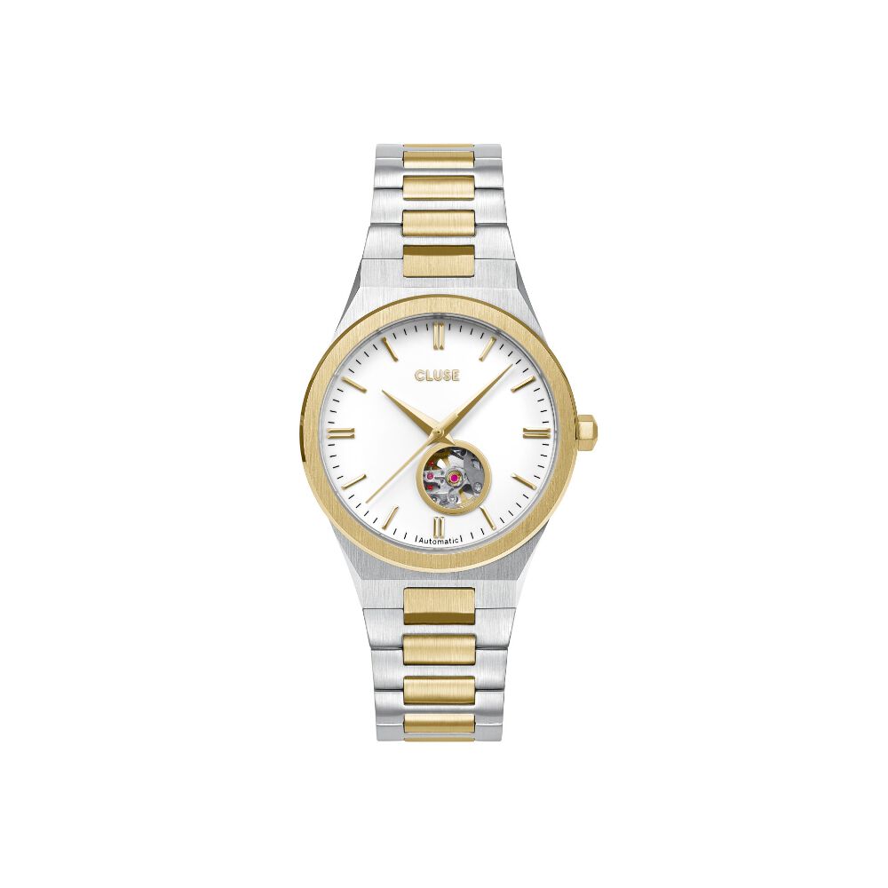 Montre Cluse Vigoureux Automatique Blanc - Montres automatiques Femme | Marc Orian
