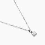 Collier Alexandra Or Blanc Diamant - Colliers solitaires Femme | Marc Orian