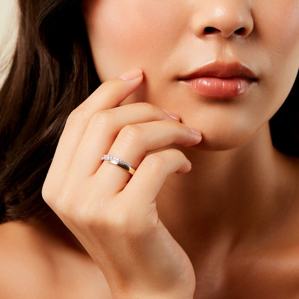 Bague Mahalah Or Jaune Oxyde De Zirconium - Bagues avec pierre Femme | Marc Orian