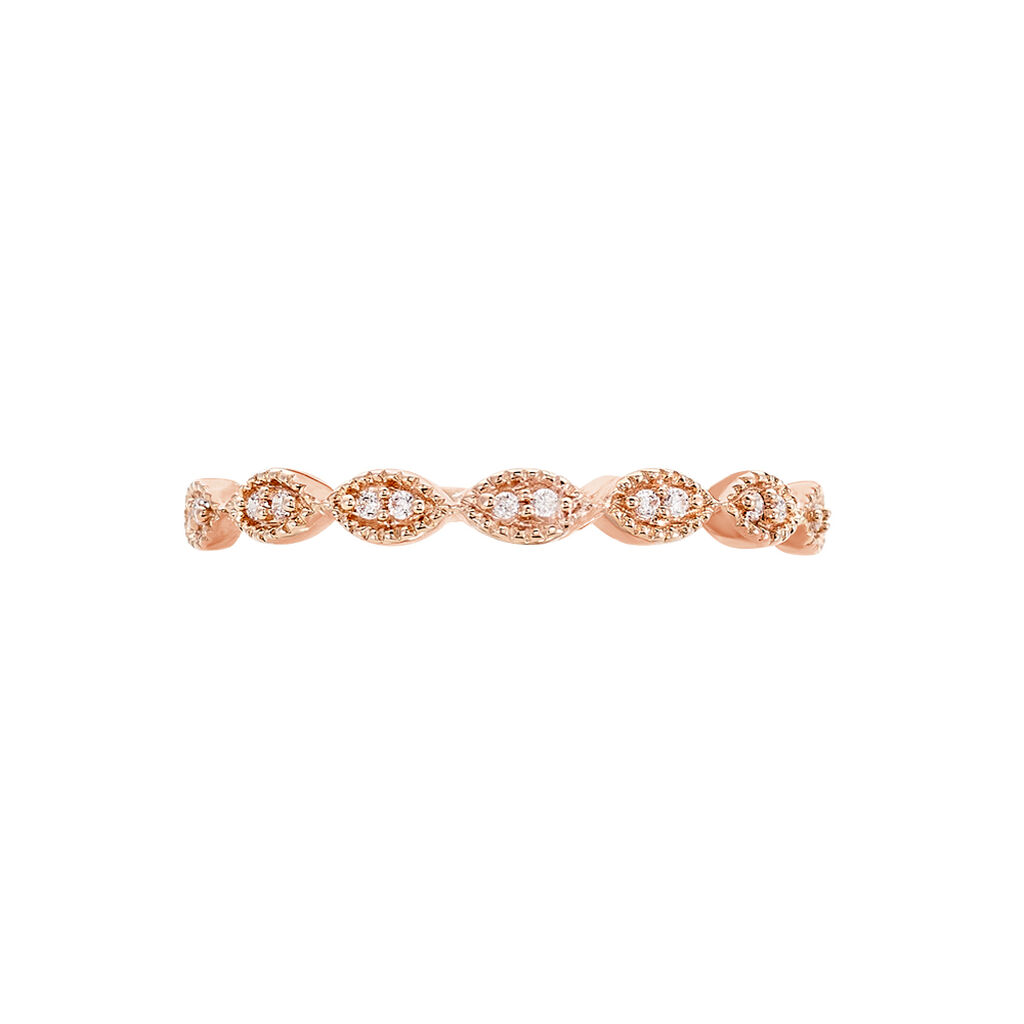 Bague Hestia Or Rose Oxyde De Zirconium - Bagues Femme | Marc Orian