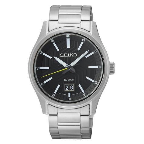 Montre Seiko Classique Noir - Montres &eacute;tanches Homme | Marc Orian