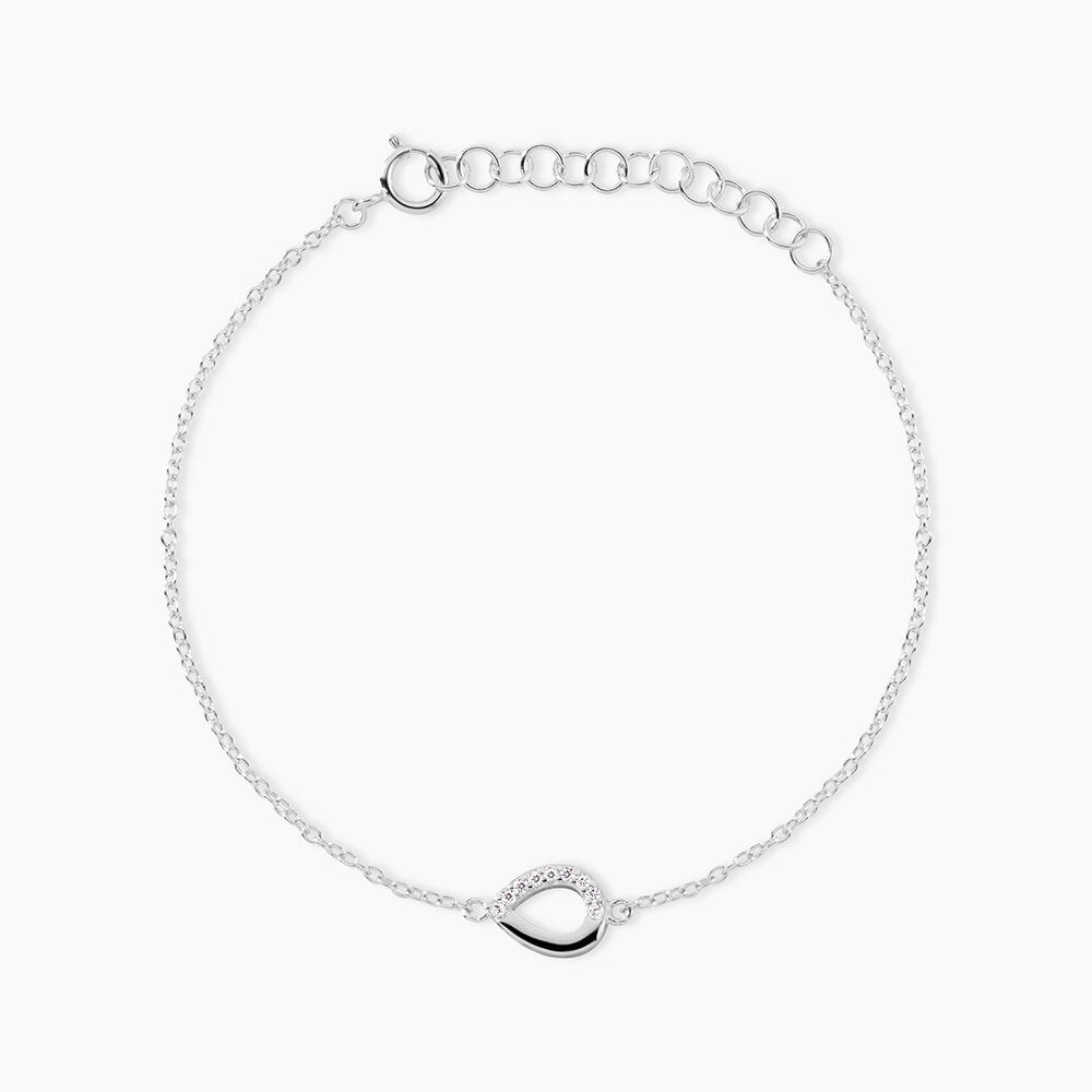 Bracelet Argent Tancelin Oxydes De Zirconium - Bracelets fantaisie Femme | Marc Orian
