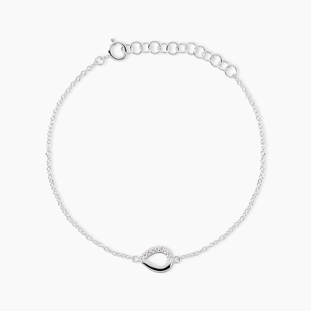 Bracelet Argent Tancelin Oxydes De Zirconium - Bracelets fantaisie Femme | Marc Orian