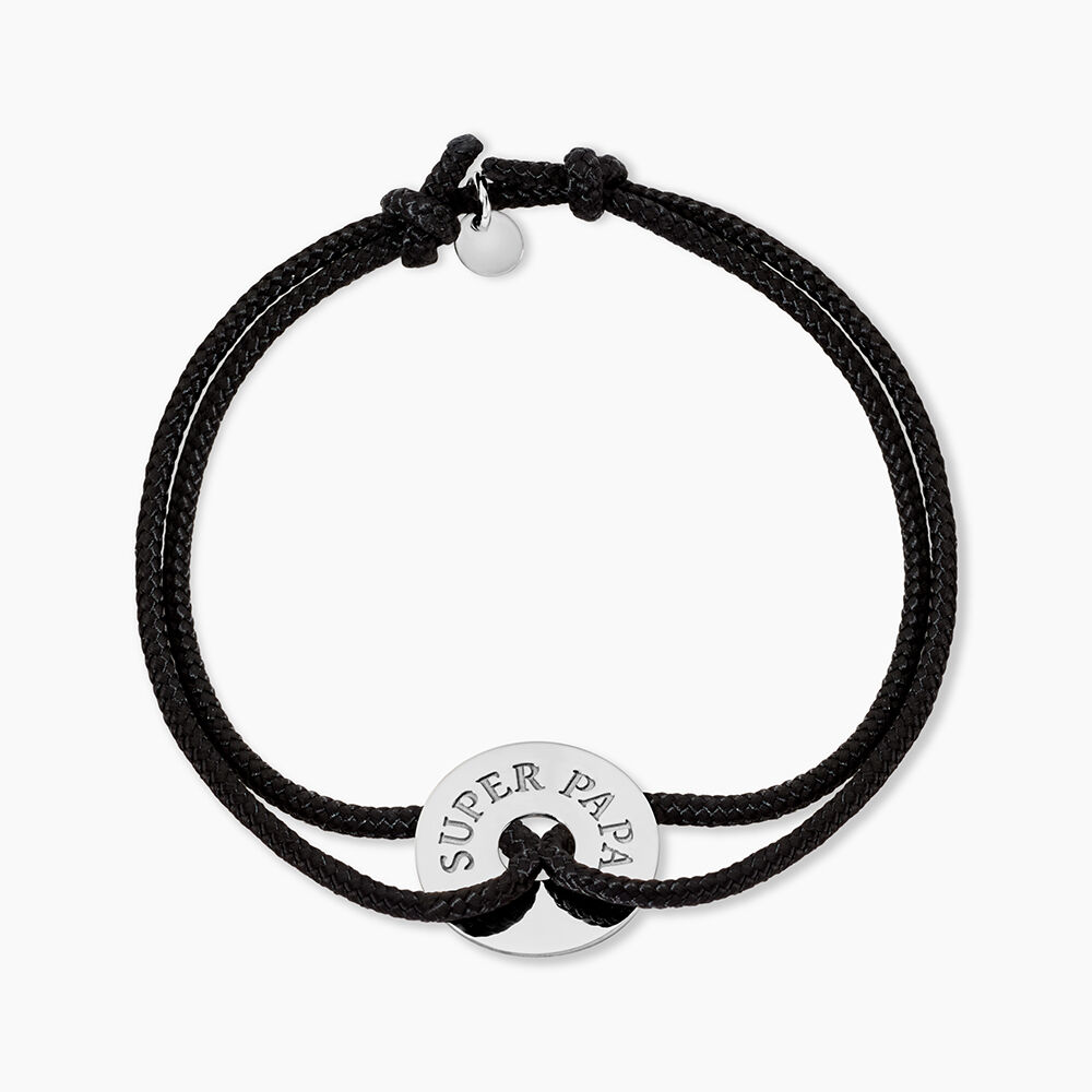 Bracelet Raphael Argent Blanc - Bracelets cordons Homme | Marc Orian