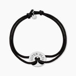 Bracelet Raphael Argent Blanc - Bracelets cordons Homme | Marc Orian