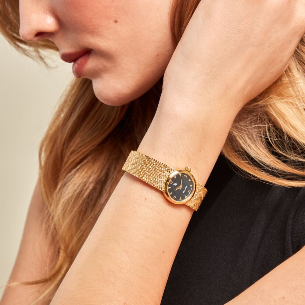 Montre Lip Henriette 22 Nacre Noire - Montres classiques Femme | Marc Orian