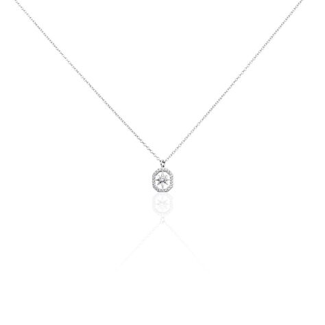 Collier Ray Argent Oxyde De Zirconium - Colliers avec pierres Femme | Marc Orian
