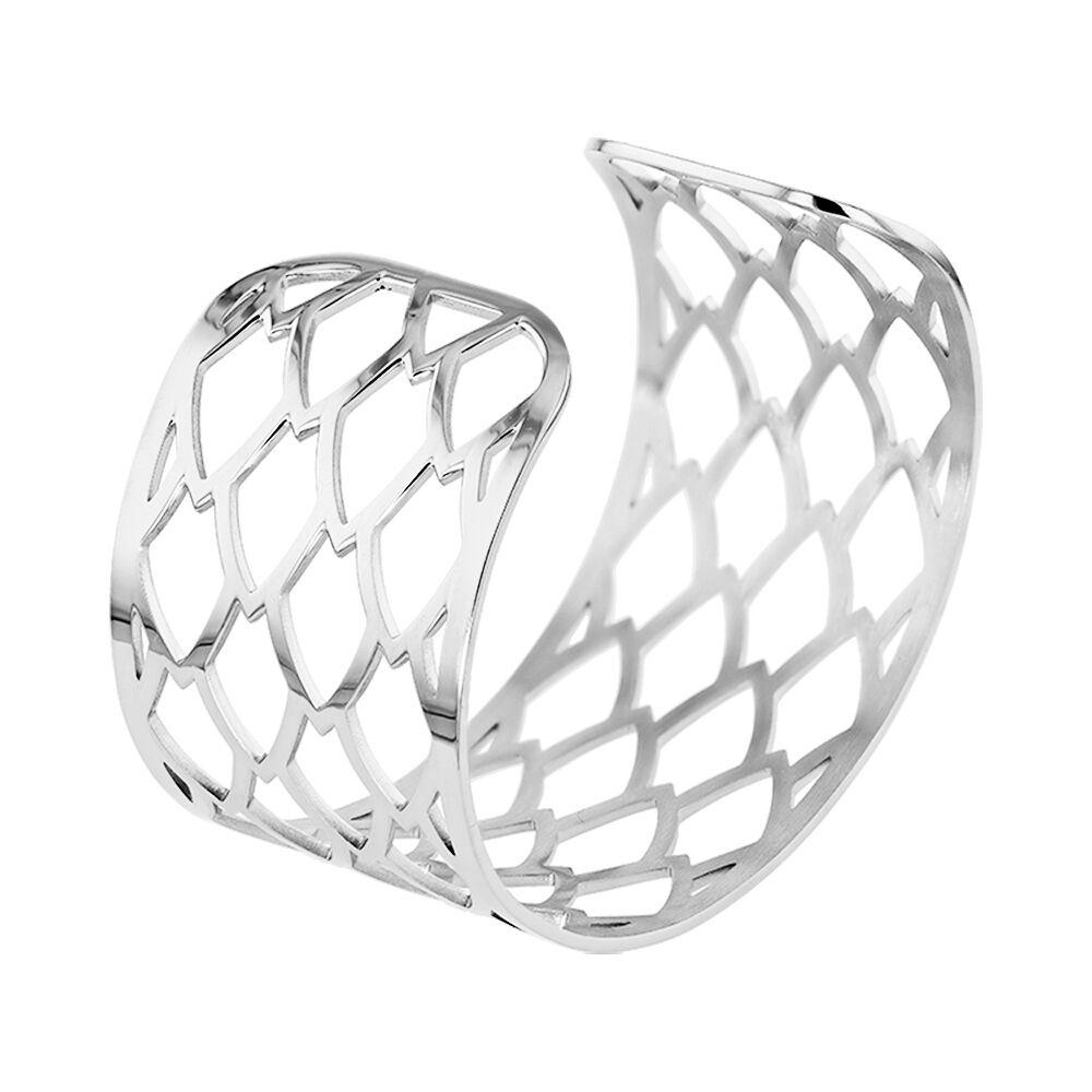 Bracelet Jonc Acier Blanc - Bracelets joncs Femme | Marc Orian