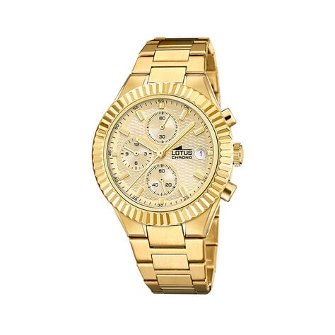 Montre Lotus Freedom Chrono Champagne - Montres chronographes Homme | Marc Orian