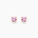 Boucles D'oreilles Puces Rio Argent Rose Oxyde - Puces Femme | Marc Orian