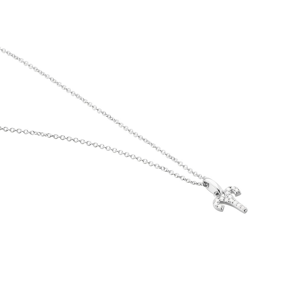 Collier Astra Argent Blanc Oxyde De Zirconium - Colliers avec pierres Femme | Marc Orian