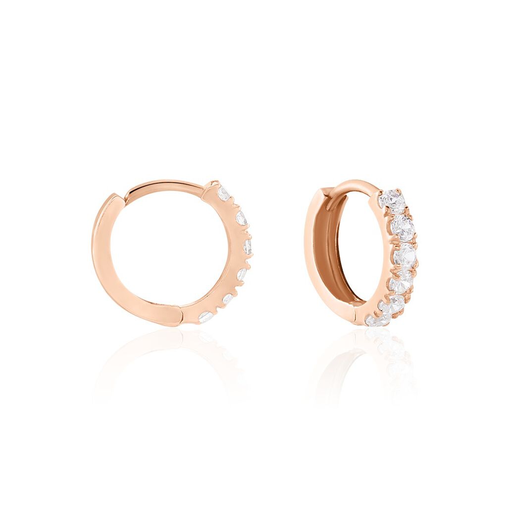 Créoles Or Rose Andgelina Oxyde - Créoles Femme | Marc Orian