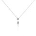 Collier Aletha Argent Blanc Oxyde De Zirconium - Colliers avec pierres Femme | Marc Orian