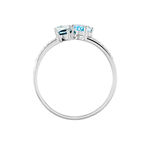 Bague Lilia Or Blanc Topaze - Bagues pierres fines Femme | Marc Orian