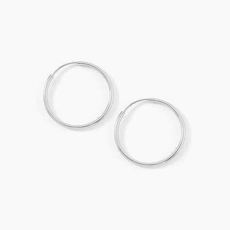 Créoles Dominae Flexible Or Blanc - Créoles Femme | Marc Orian