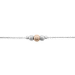 Bracelet Argent Blanc Bicolore Lemnos - Bracelets fantaisie Femme | Marc Orian