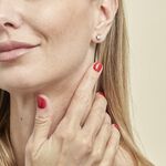 Boucles D'oreilles Puces Nilay Plaqu&eacute; Or Jaune Oxyde De Zirconium - Puces Femme | Marc Orian