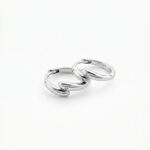 Cr&eacute;oles Antipater Argent Blanc Oxyde De Zirconium - Cr&eacute;oles Femme | Marc Orian