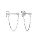 Boucles D'oreilles Pendantes Molly Argent Blanc - Pendantes Femme | Marc Orian