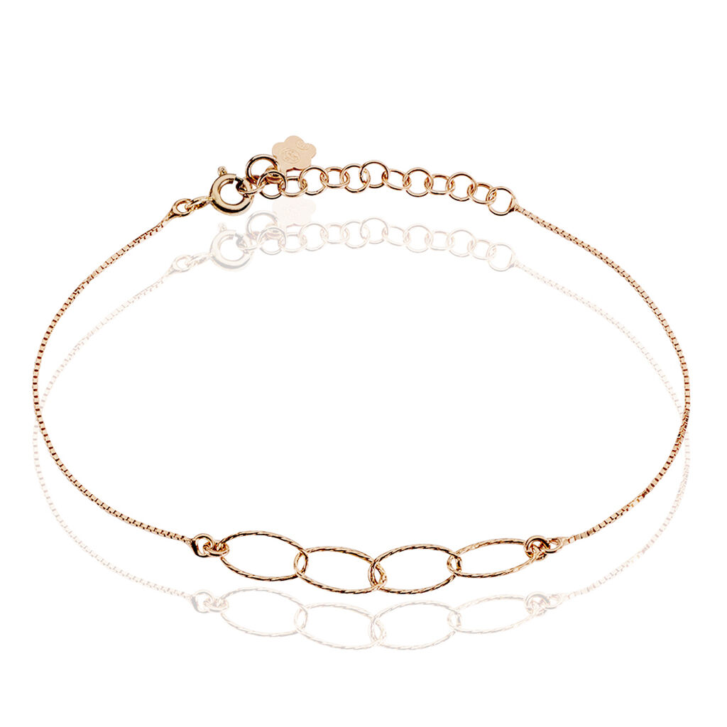 Bracelet Milla Argent Rose - Bracelets chaînes Femme | Marc Orian