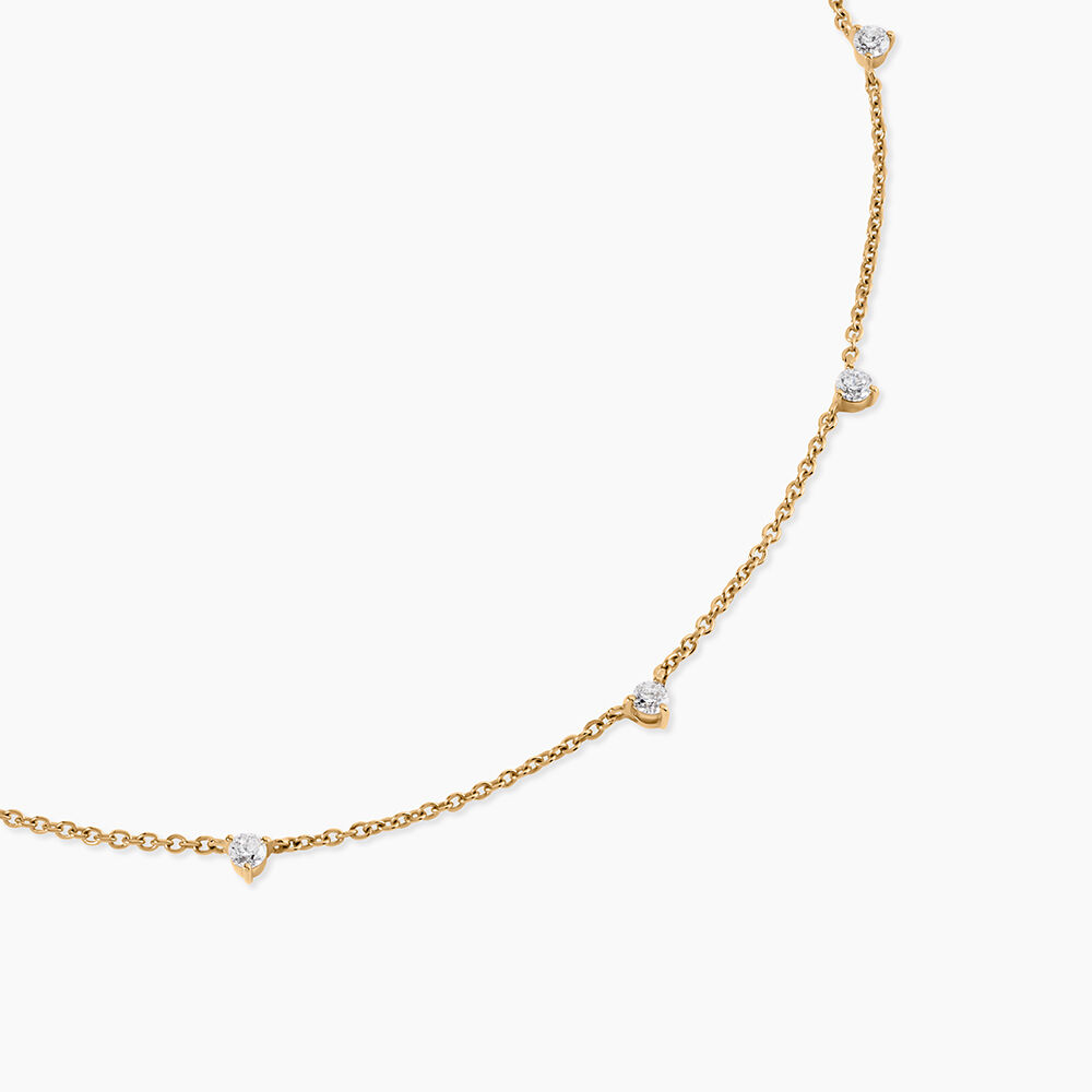 Collier Gasparine Plaqu&eacute; Or Jaune Oxyde De Zirconium - Colliers avec pierres Femme | Marc Orian