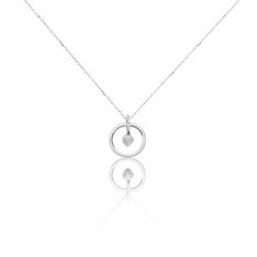 Collier Or Blanc Teodorota Diamants - Colliers Femme | Marc Orian